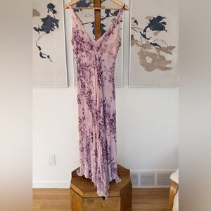 Jones New York Pink and Purple Silk Dress